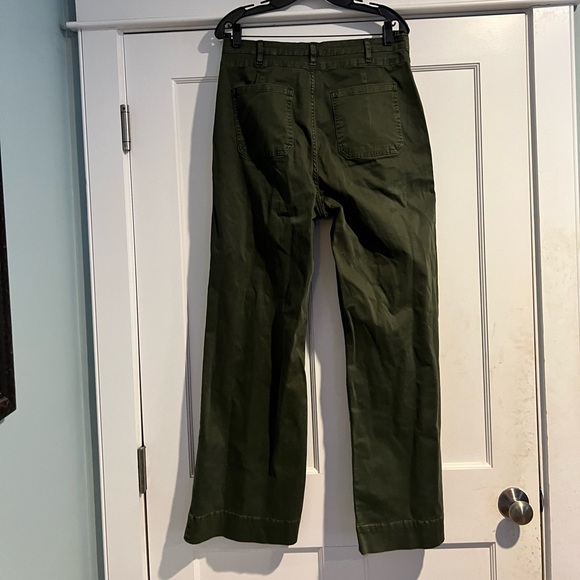 Frame Le Slim Olive Palazzo Denims - Sz. 31 - Picture 7 of 16